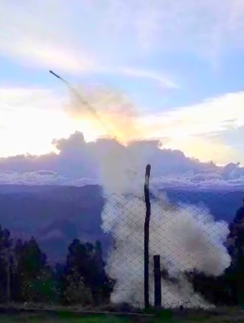 Cohete JICAAT I  lanzamiento